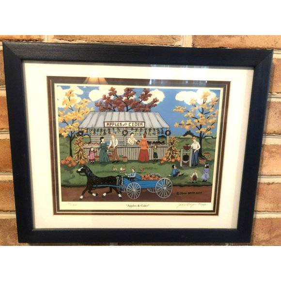 Joan Boyer Kopp Apples & Cider, Numbered and Signed Print, Certificate attached - Picture 1 of 7